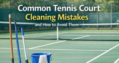 Common Tennis Court Cleaning Mistakes and How to Avoid Them